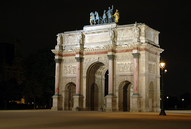 181 Arc de Triomphe du Carrousel at Night